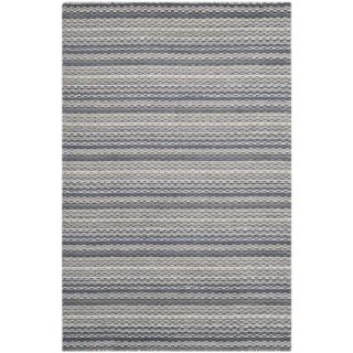Safavieh Himalaya Beige / Grey Stripes Rug HIM795A Rug Size 5 x 8