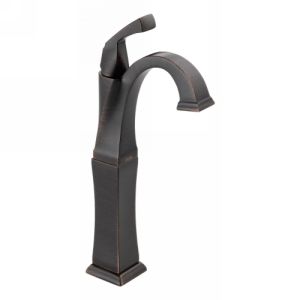 Delta Faucet 751 RB DST Dryden Single Handle Lavatory Faucet with Riser