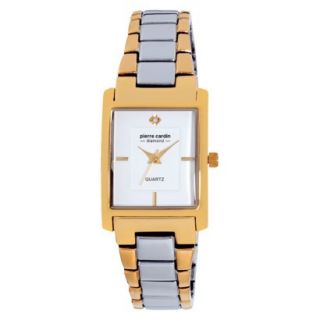 Womens Pierre Cardin Diamond Dial Watch   Gold