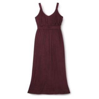 Merona Womens Plus Size Sleeveless V Neck Maxi Dress   Berry 1