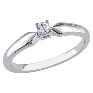 1/10 Carat Diamond Solitaire Ring Size 8)   Silver (Size 9)