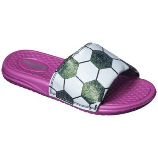Girls Soccer Slide Sandals   Pink 10 11