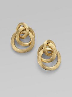 Marco Bicego 18K Yellow Gold Cluster Link Earrings   Gold