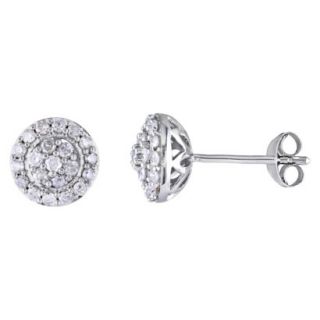1/2 CT. T.W. Diamond Silver Earrings   Silver