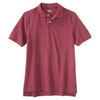Merona Mens Short Sleeve Polo Shirt   Rose Essence M