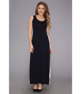 Karen Kane Contrast Stripe Maxi Dress Womens Dress (Black)