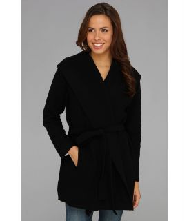 Tommy Bahama Woodley Sweater Coat Womens Coat (Black)