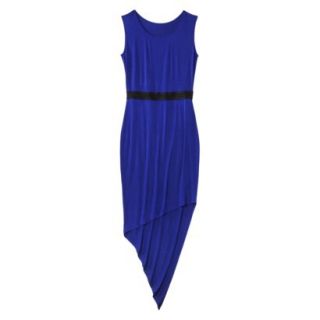 Mossimo Womens Asymmetrical Maxi Dress   Athens Blue XL