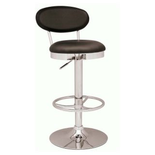 Chintaly Jace Pneumatic Gas Lift Adjustable Height Swivel Bar Stool   0377 AS 