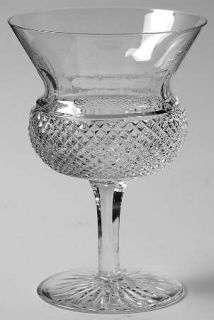 Edinburgh Crystal Thistle (Plain) Champagne/Tall Sherbet   Plain,No Flower,Cross