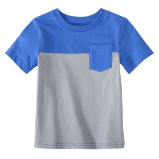 Circo Infant Toddler Boys Color Block Short Sleeve Tee   Blue 12 M