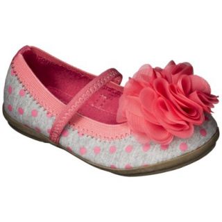 Toddler Girls Cherokee Gilda Ballet Flats   Gray 12