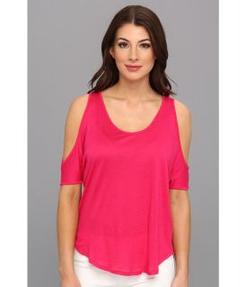 Big Star Lorna Womens Short Sleeve Pullover (Pink)