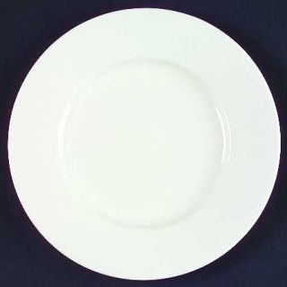 Christopher Stuart Cosmopolitan White Salad Plate, Fine China Dinnerware   All W
