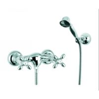 Fima Frattini S5005BR Olivia Wall Mounted Shower Faucet With Hand Shower Set