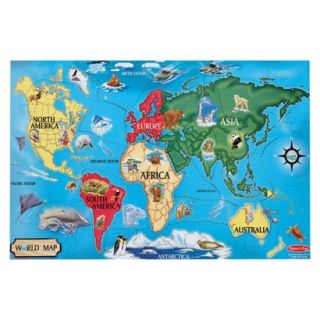 Melissa & Doug Floor Puzzle   World Map