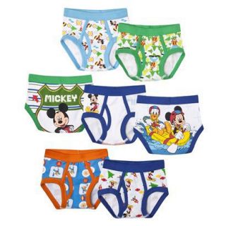 7 Pack Underwear, Little Boys Mickey Mouse by Handcraft 2T 3T
