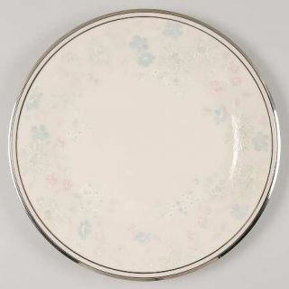 Lenox China Nicole Dinner Plate, Fine China Dinnerware   Pastel Blue/Pink/White