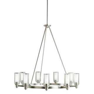 Kichler 2346NI Soft Contemporary/Casual Lifestyle 9 Light Fixture Brushed Nickel