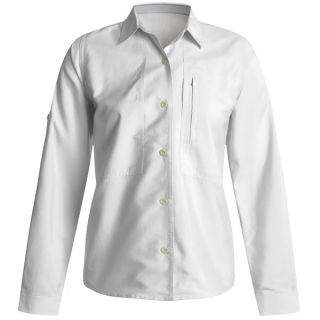 Royal Robbins Extreme Expedition Shirt   CoolMax(R)  Long Sleeve (For Women)   WHITE (2XL )