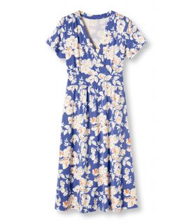 Summer Knit Dress, Floral Misses Petite