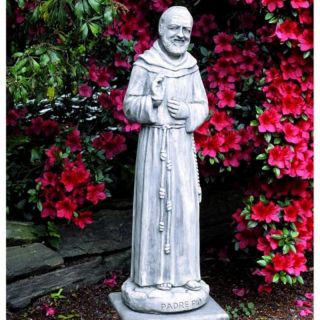 Campania International Padre Pio Garden Statue   R 047 GS