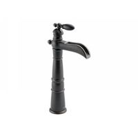 Delta Faucet 754LF RB Victorian Single Handle Vessel Lavatory Bathroom Faucet