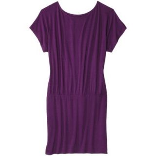 Mossimo Supply Co. Juniors Plus Size Short Sleeve Knit Dress   Purple Violet 1