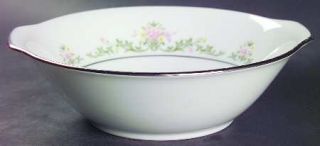 Noritake Early Spring Lugged Cereal Bowl, Fine China Dinnerware   Pink & Yellow