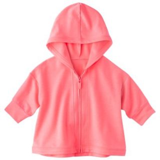 Circo Infant Toddler Girls Quarter Sleeve ZipUp Hoodie   Primo Pink 2T