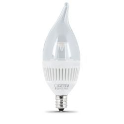 Feit Electric CFC/DM/300/LED LED Light Bulb, E12 Base, 4.8W (40W Equivalent) Dimmable 3000K 310 Lumens