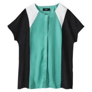 Mossimo Womens Colorblock Dolman Top   High Tide XS