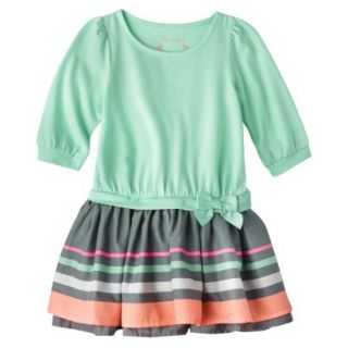 Cherokee Infant Toddler Girls Convertible Dress   Green 4T