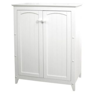 Kitchen Storage Pantry White Double Door Jelly Cabinet