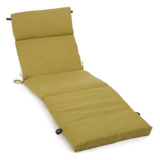 Blazing Needles Outdoor 72 x 22 Solid Patio Chaise Lounge Cushion   93475 SGL 