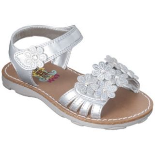 Toddler Girls Rachel Shoes Shea Sandals   Silver 11