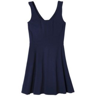 Mossimo Supply Co. Juniors Fit & Flare Dress   Navy M(7 9)