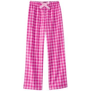 Xhilaration Girls Plaid Flannel Sleep Pant   Pink XL