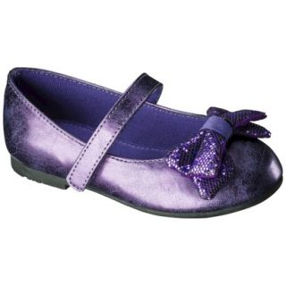 Toddler Girls Cherokee Darly Ballet Flat   Purple 6