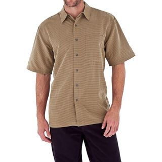 Royal Robbins Desert Pucker Shirt   UPF 25+  Short Sleeve (For Men)   WHEAT (M )