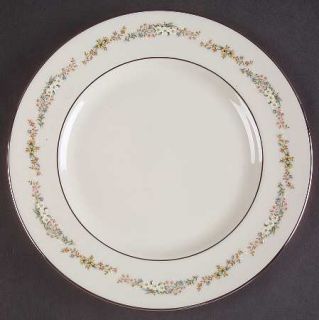 Gorham Rondelle Salad Plate, Fine China Dinnerware   Classic Collection, Floral