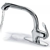 Pegasus USCR566TCLFEX Luxor Single Handle Pull Out Kitchen Faucet