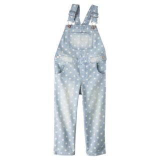 Genuine Kids from OshKosh Infant Toddler Girls Polkadot Overall   Blue 18 M