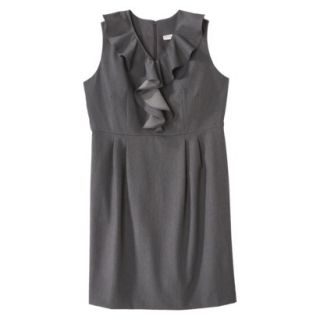 Merona Womens Plus Size Sleeveless Sheath Dress   Gray 20W