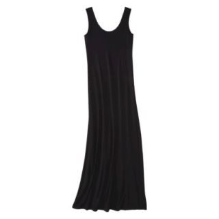 Merona Womens Knit Maxi Tank Dress   Black   L(11 13)