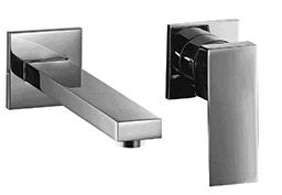 Alfi Brand AB1468PC Bathroom Faucet, Single Handle Wallmount Polished Chrome