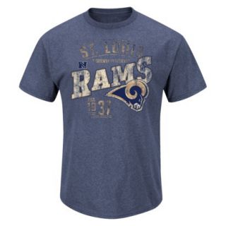 NFL Rams Drive Motion II Team Color Tee Shirt M