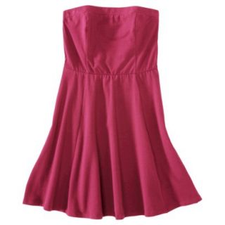 Mossimo Supply Co. Juniors Strapless Fit & Flare Dress   Rose XXL
