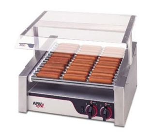 APW Wyott Hot Dog Grill, Chrome Rollers, 510 Franks, 120 V