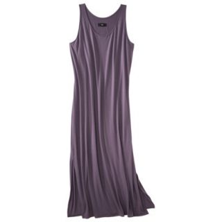 Mossimo Womens Plus Size Sleeveless V Neck Maxi Dress   Purple 2